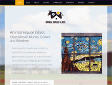 Tablet Screenshot of animalhouseglass.com